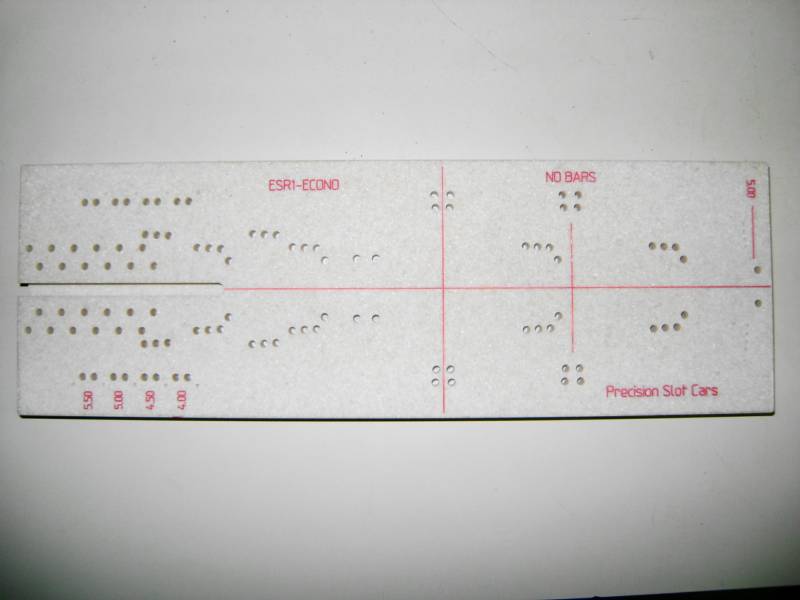 drag slot car chassis jig